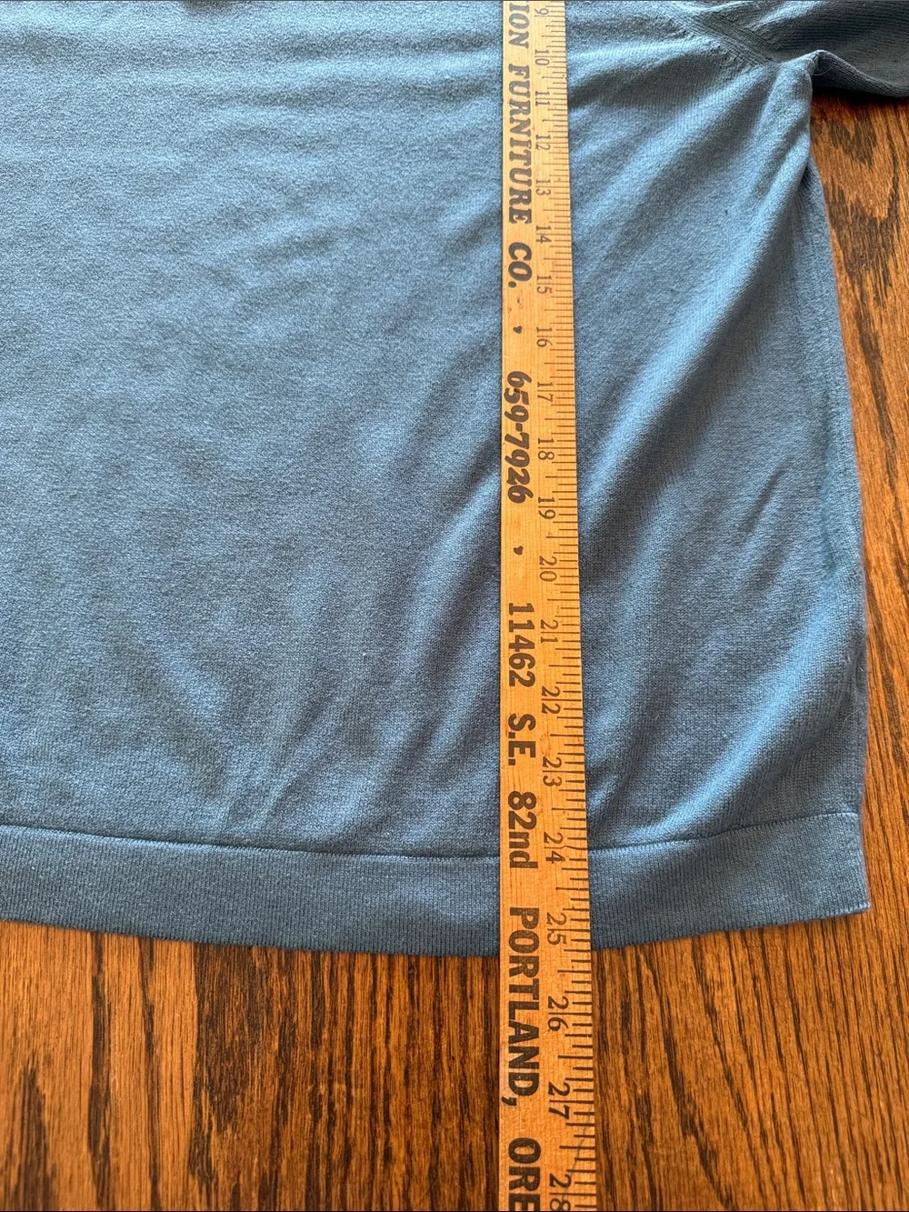 Banana Republic Silk Cashmere Mock Neck Henley Sweater XL Blue Pullover